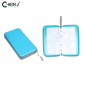 Planet Gates Sky blue 1Pcs 80sheets CD DVD Carry Case Cover Disc Storage Holder CD Sleeve Wallet Album Hard Box Plastic Pack Disc DVD Disc Pack