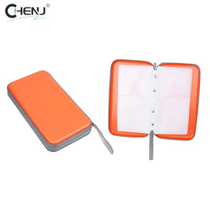 Planet Gates Sky blue 1Pcs 80sheets CD DVD Carry Case Cover Disc Storage Holder CD Sleeve Wallet Album Hard Box Plastic Pack Disc DVD Disc Pack