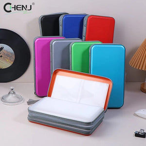 Planet Gates Sky blue 1Pcs 80sheets CD DVD Carry Case Cover Disc Storage Holder CD Sleeve Wallet Album Hard Box Plastic Pack Disc DVD Disc Pack