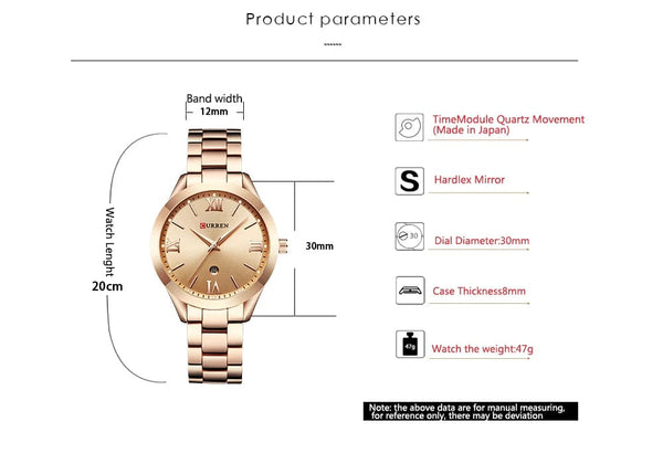 Planet Gates SKY BLUE CURREN Gold Watch Women Watches Ladies Creative Steel Women's Bracelet Watches Female Clock Relogio Feminino Montre Femme