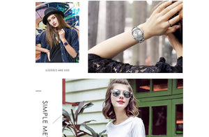 Planet Gates SKY BLUE CURREN Gold Watch Women Watches Ladies Creative Steel Women's Bracelet Watches Female Clock Relogio Feminino Montre Femme