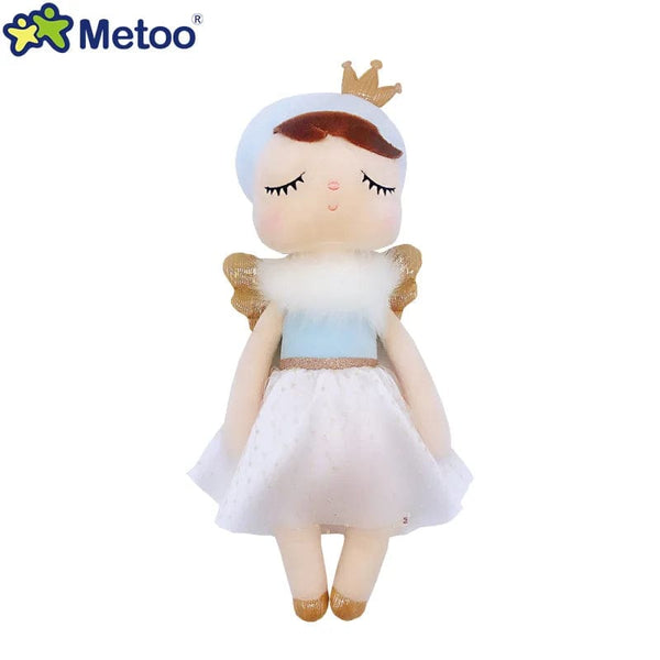 Planet Gates SKY BLUE Original Metoo Doll Full Series Angela Stuffed Doll Curls Angel Fruits Dress Up Wedding Plush Toys Baby Kids Gift