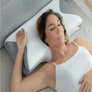 Planet Gates Sleep Memory Pillow Butterfly Memory Foam Neck Pillows Contoured Sleep For Neck Pain Relief Stomach Support Comfortable Pillow