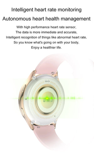 Planet Gates sliver / CHINA LIGE 1.32 inch Women Smart Watch Bluetooth Call AI Voice Assistant Women's Watches Custom Watch Face Health Monitor Smartwatches