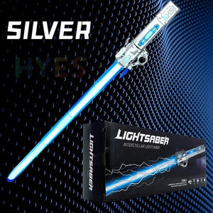 Planet Gates Sliver Sword New Retractable Lightsaber Finger Rotating Laser Sword Flash Luminous Sound Cosplay Props Duels Battle Toy Gifts For Kids Adults