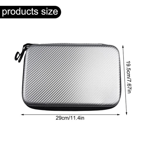 Planet Gates Sliver Table Tennis Racket Bag EVA Square Shaped Ping Pong Box Case Waterproof Professional Portable Sports Racket Bag