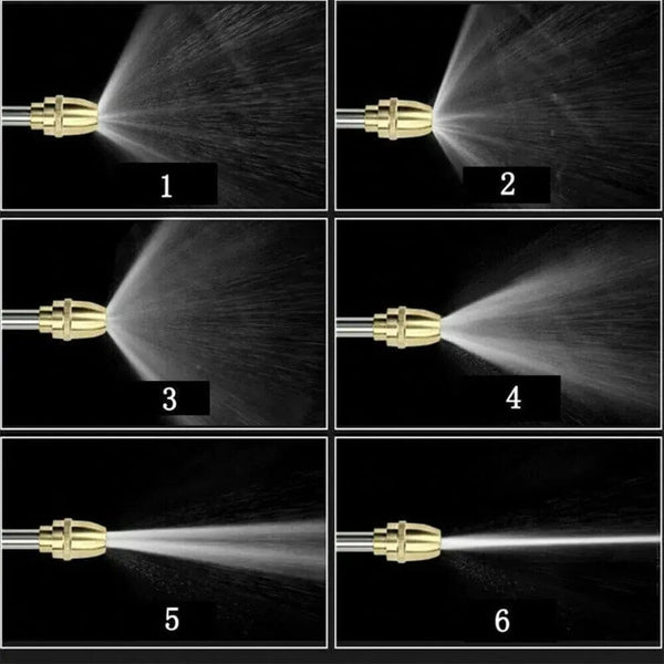 Planet Gates Slivery High Pressure Car Wash Foam Pots Lances Irrigation Tools Adjustable Metal Sprinkler Garden Watering Hose Sprinkler