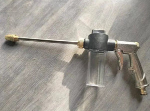 Planet Gates Slivery High Pressure Car Wash Foam Pots Lances Irrigation Tools Adjustable Metal Sprinkler Garden Watering Hose Sprinkler