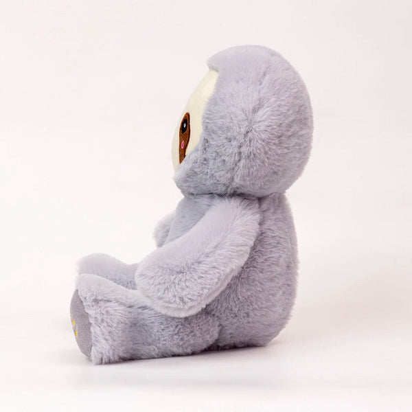 Planet Gates sloth / 25cm Kawaii Breathing Sloth Plush Toy Baby Soothing Bear Doll Baby Sleep Companion Sound and Light Plushie