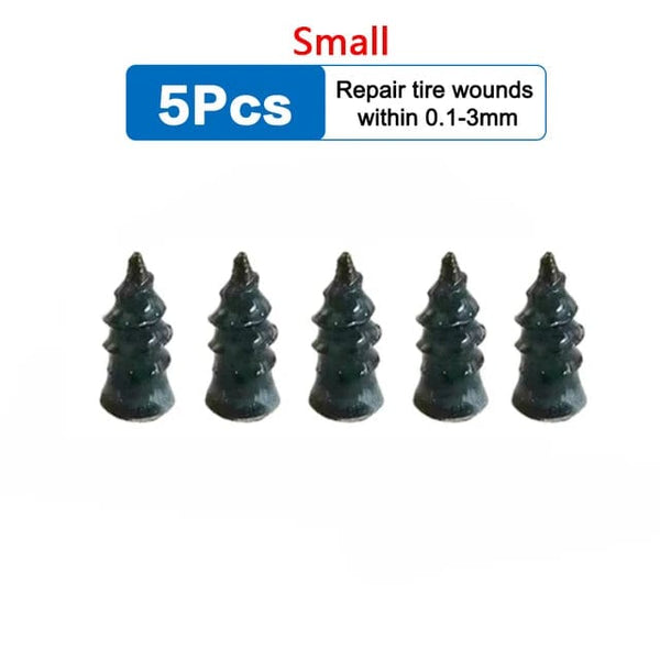 Planet Gates small 10pcs Vacuum Car Tyre Repair Rubber Nail Set Tire Screws Tubeless Repair Tools Kit for Motorcycle Truck