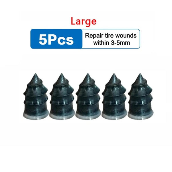 Planet Gates small 10pcs Vacuum Car Tyre Repair Rubber Nail Set Tire Screws Tubeless Repair Tools Kit for Motorcycle Truck