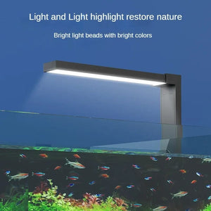 Planet Gates Small fish tank LED lamp fans your aquarium lighting water plant lamp algae tank lamp fill light waterproof aquarium lamp
