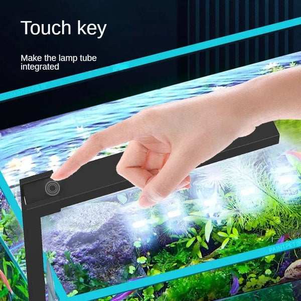 Planet Gates Small fish tank LED lamp fans your aquarium lighting water plant lamp algae tank lamp fill light waterproof aquarium lamp