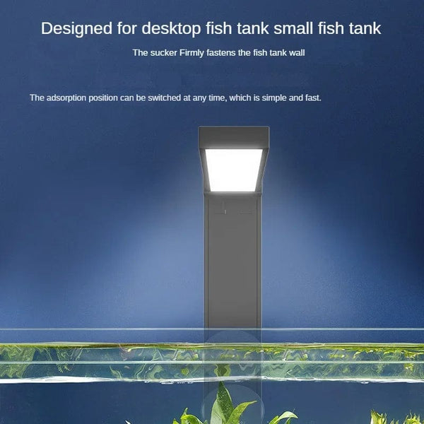 Planet Gates Small fish tank LED lamp fans your aquarium lighting water plant lamp algae tank lamp fill light waterproof aquarium lamp