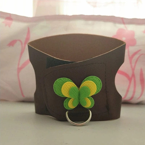 Planet Gates Small Pet Two-legged Chest Strap Outdoor Traction Rope Leash Clothes For Chinchilla Dutch Guinea Pig Breathable Denim Corset