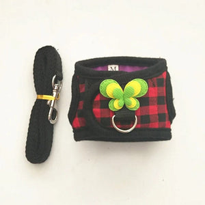 Planet Gates Small Pet Two-legged Chest Strap Outdoor Traction Rope Leash Clothes For Chinchilla Dutch Guinea Pig Breathable Denim Corset