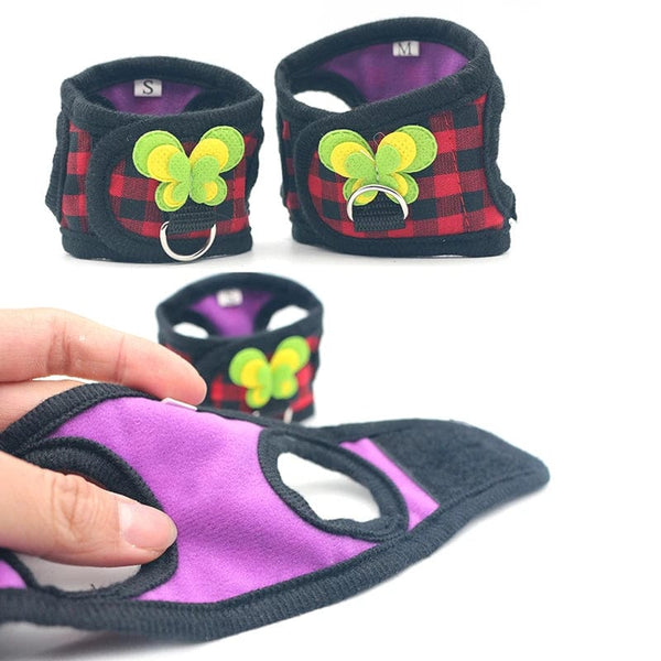 Planet Gates Small Pet Two-legged Chest Strap Outdoor Traction Rope Leash Clothes For Chinchilla Dutch Guinea Pig Breathable Denim Corset