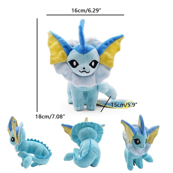Planet Gates small stand Vaporeon Big Umbreon Pokemon Plush Toy Sitting Eevee Leafeon Vaporeon Eevee Flareon Glaceon Espeon Jolteon Eevolutions Game Doll