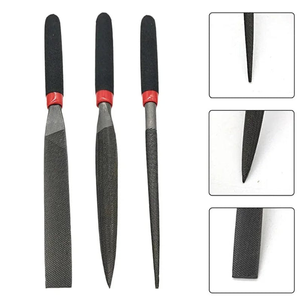 Planet Gates Small Steel Files Needle Flat File for Stone Glass Metal Carving Craft Needle Filing Woodworking Hand Tool Set Carpentry Tools