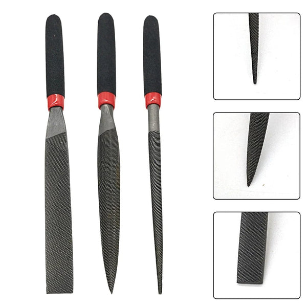 Planet Gates Small Steel Files Needle Flat File for Stone Glass Metal Carving Craft Needle Filing Woodworking Hand Tool Set Carpentry Tools