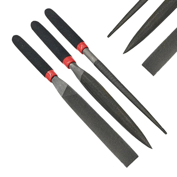 Planet Gates Small Steel Files Needle Flat File for Stone Glass Metal Carving Craft Needle Filing Woodworking Hand Tool Set Carpentry Tools