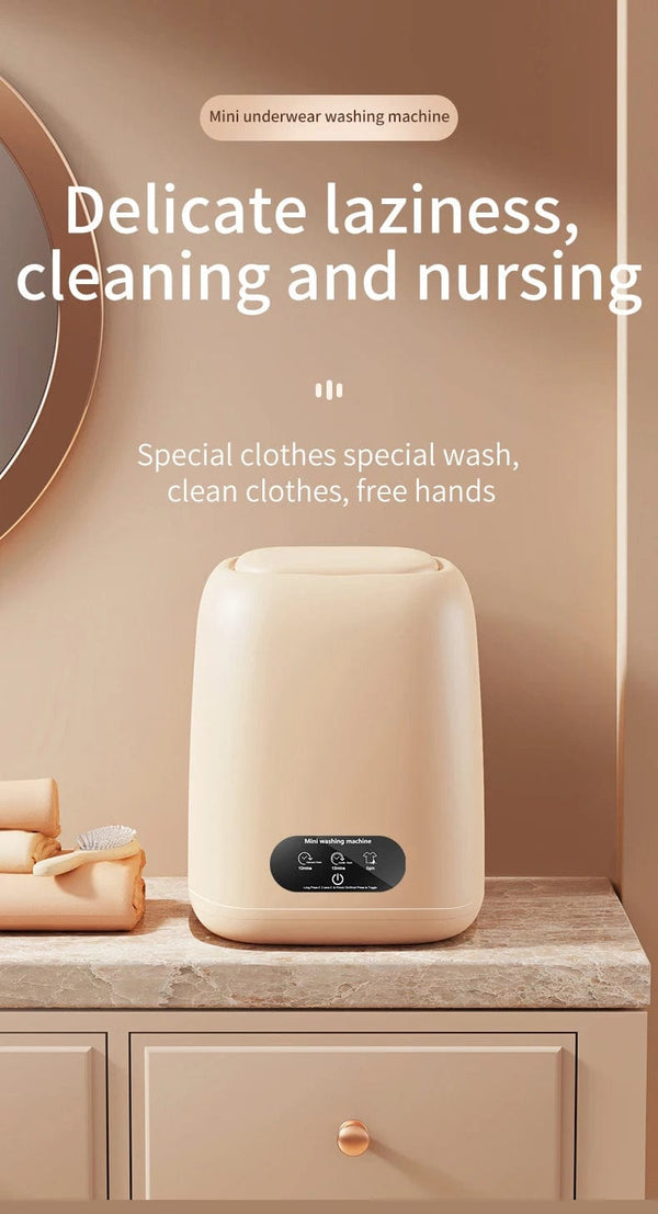 Planet Gates Small Washing Machine for Underwear Children's Clothes mini Washer fully automatic Portable Washing Machine with Spin Dryer 220V