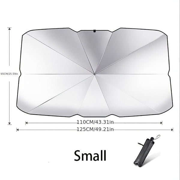 Planet Gates Smalll Protect Your Car From The Sun With This Universal Windshield Sun Visor!