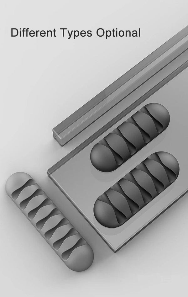 Planet Gates Smart Cable Holder Silicone Flexible Cable Winder Wire Organizer Holder Cord Management Clip for USB Earphone Network Cable