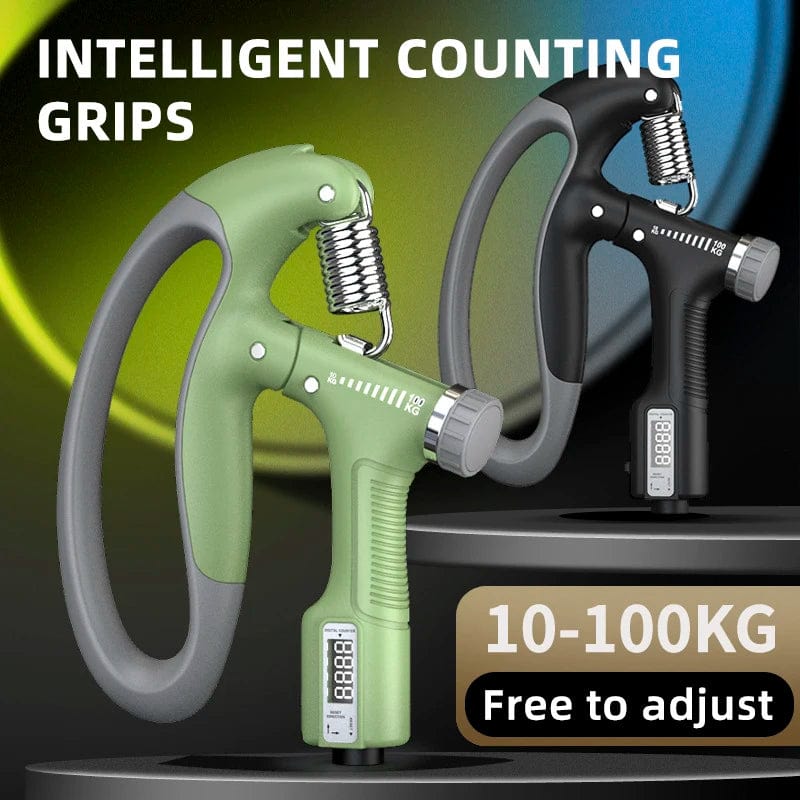Planet Gates Smart Counting Hand Grip 10-100KG Adjustment Exercise Power Strengthening Pliers Spring Finger Pinch Wrist Expander Training 1PC