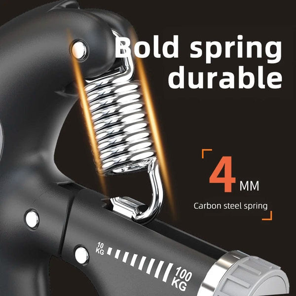 Planet Gates Smart Counting Hand Grip 10-100KG Adjustment Exercise Power Strengthening Pliers Spring Finger Pinch Wrist Expander Training 1PC
