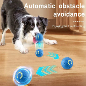 Planet Gates Smart Dog Toy Ball Electronic Interactive Pet Toy Moving Ball USB Automatic Moving Bouncing for Puppy Birthday Gift Cat Product