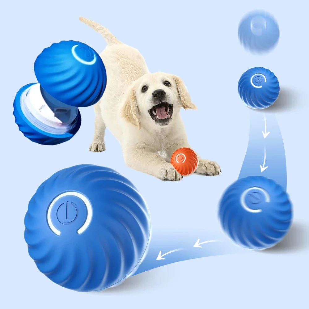 Planet Gates Smart Dog Toy Ball Electronic Interactive Pet Toy Moving Ball USB Automatic Moving Bouncing for Puppy Birthday Gift Cat Product