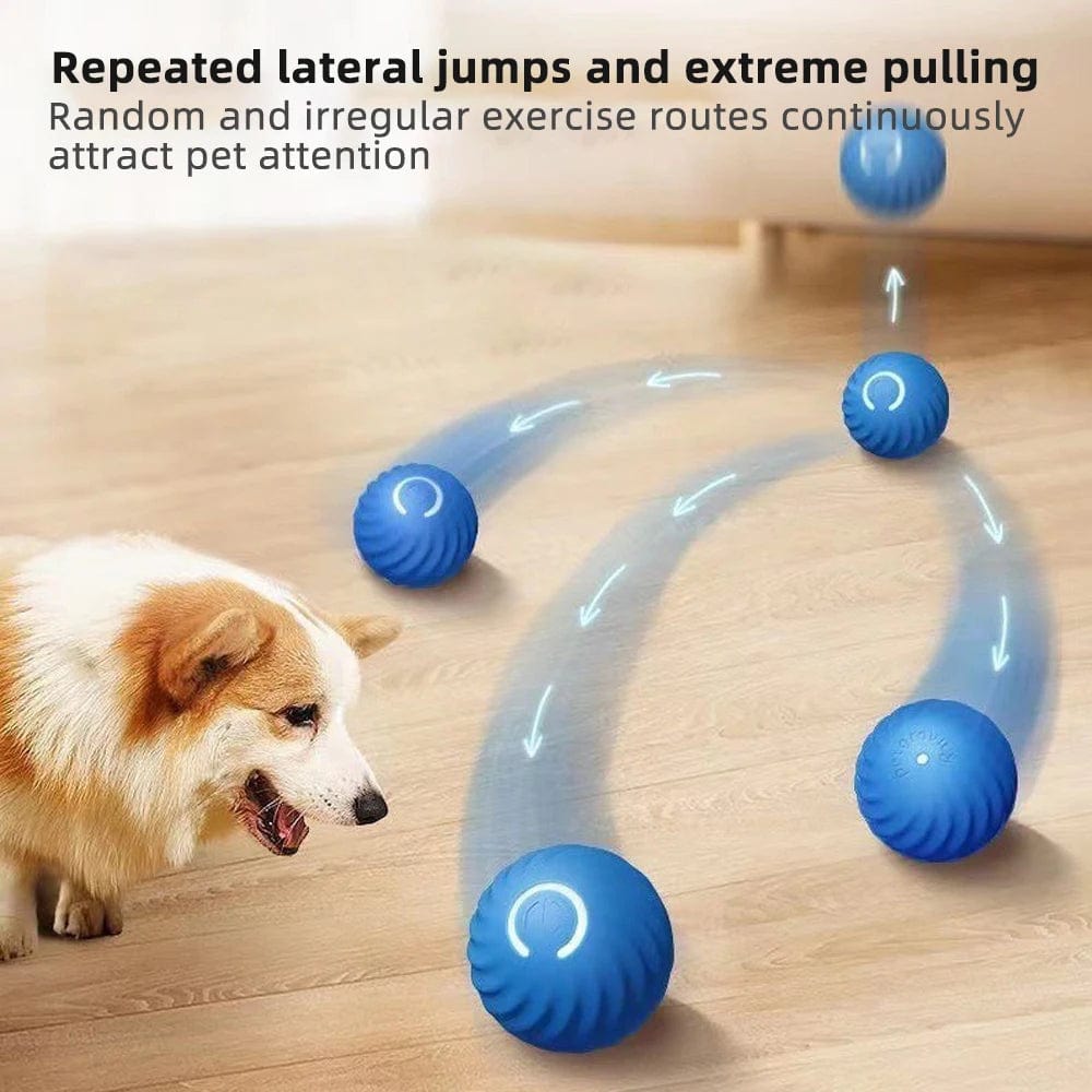 Planet Gates Smart Dog Toy Ball Electronic Interactive Pet Toy Moving Ball USB Automatic Moving Bouncing for Puppy Birthday Gift Cat Product