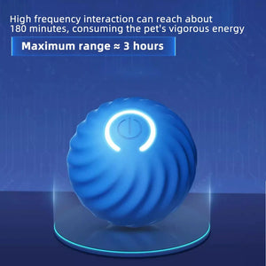 Planet Gates Smart Dog Toy Ball Electronic Interactive Pet Toy Moving Ball USB Automatic Moving Bouncing for Puppy Birthday Gift Cat Product