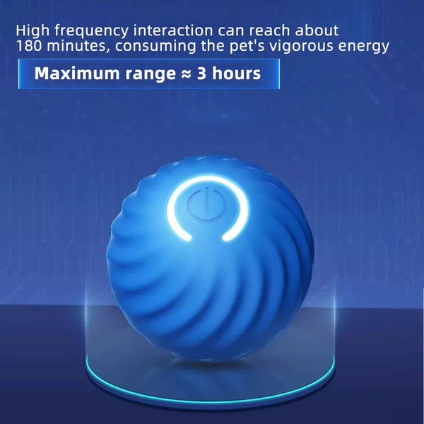 Planet Gates Smart Dog Toy Ball Electronic Interactive Pet Toy Moving Ball USB Automatic Moving Bouncing for Puppy Birthday Gift Cat Product