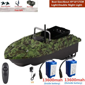 Planet Gates Smart Fixed Speed Cruise Radio Remote Control Fishing Bait Boat 1.5KG 500M Dual Night Light Lure Fishing RC Bait Boat Fishing