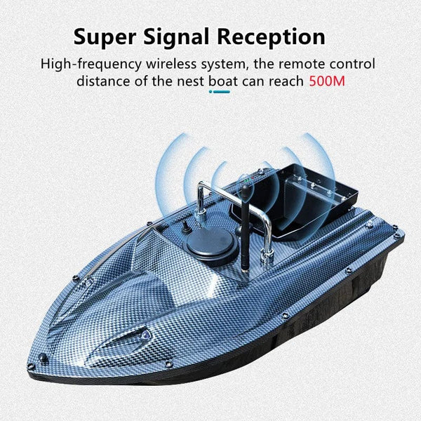 Planet Gates Smart Fixed Speed Cruise Radio Remote Control Fishing Bait Boat 1.5KG 500M Dual Night Light Lure Fishing RC Bait Boat Fishing