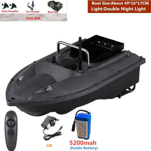 Planet Gates Smart Fixed Speed Cruise Radio Remote Control Fishing Bait Boat 1.5KG 500M Dual Night Light Lure Fishing RC Bait Boat Fishing