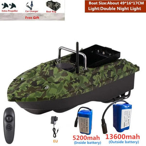 Planet Gates Smart Fixed Speed Cruise Radio Remote Control Fishing Bait Boat 1.5KG 500M Dual Night Light Lure Fishing RC Bait Boat Fishing