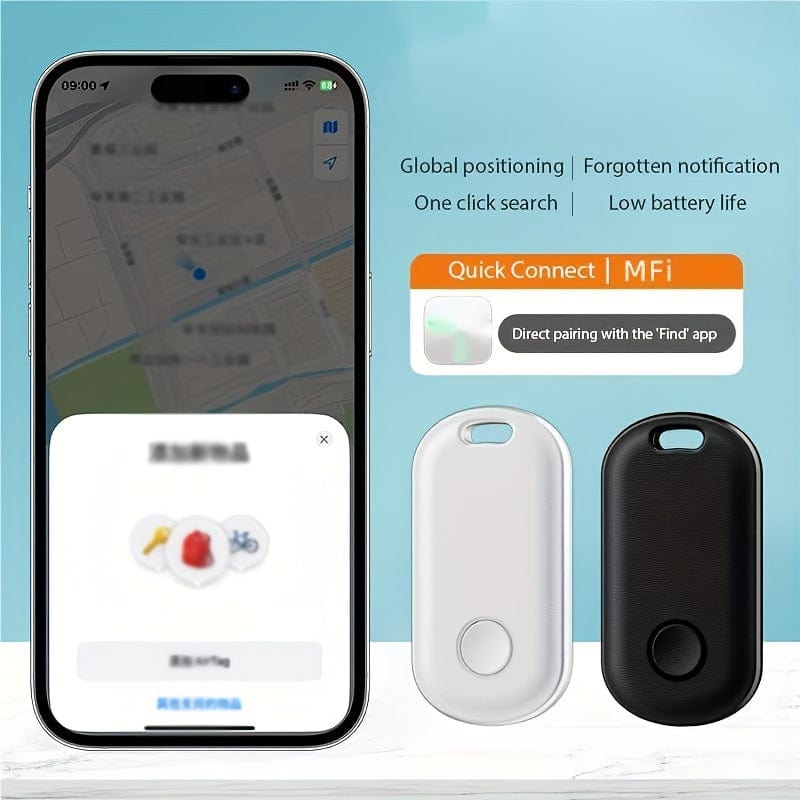 Planet Gates Smart Gps Tracker FOR IOS Locator, Phone For IOS Find My Tracker, No Distance Limit Global Positioning, Search Lost Keys Wallet Luggage