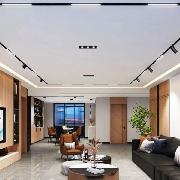 Planet Gates Smart Magnetic Track Rail Light System Modern Flexible Fixture LED Spotlight DC48V Ceiling Indoor Light Smart Home Lamp Living