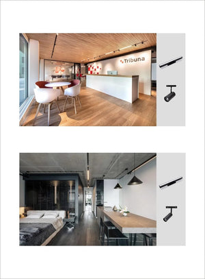 Planet Gates Smart Magnetic Track Rail Light System Modern Flexible Fixture LED Spotlight DC48V Ceiling Indoor Light Smart Home Lamp Living