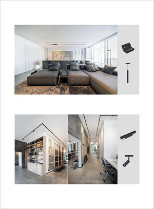 Planet Gates Smart Magnetic Track Rail Light System Modern Flexible Fixture LED Spotlight DC48V Ceiling Indoor Light Smart Home Lamp Living