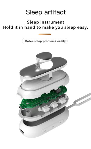 Planet Gates Smart Microcurrent Handheld Sleep Aid Anxiety Stress Relief Non-Medical Insomnia Helper Deep Relaxation Gadget Portable Home Use