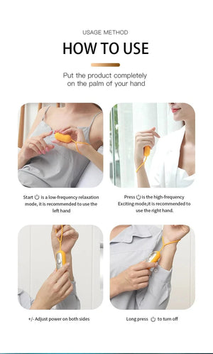 Planet Gates Smart Microcurrent Handheld Sleep Aid Anxiety Stress Relief Non-Medical Insomnia Helper Deep Relaxation Gadget Portable Home Use