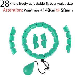 Planet Gates Smart sport hoop Weighted Exercise Hoops for Adults Easy Detachable Design with Adjustable Weight, Fitness Gym Equipment for Hom