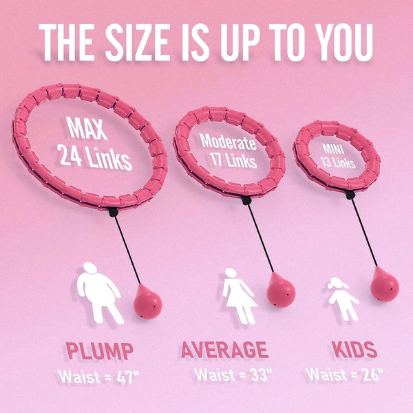 Planet Gates Smart sport hoop Weighted Exercise Hoops for Adults Easy Detachable Design with Adjustable Weight, Fitness Gym Equipment for Hom