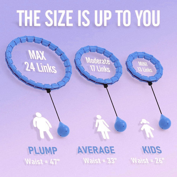 Planet Gates Smart sport hoop Weighted Exercise Hoops for Adults Easy Detachable Design with Adjustable Weight, Fitness Gym Equipment for Hom