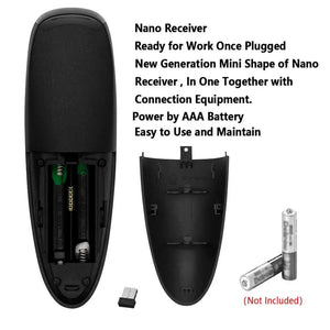 Planet Gates Smart Voice Remote Control Wireless Air Fly Mouse 2.4g G10 G10s Pro Gyroscope Ir Learning Compatible For Android Tv Box