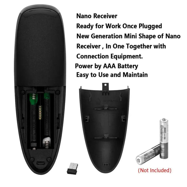 Planet Gates Smart Voice Remote Control Wireless Air Fly Mouse 2.4g G10 G10s Pro Gyroscope Ir Learning Compatible For Android Tv Box